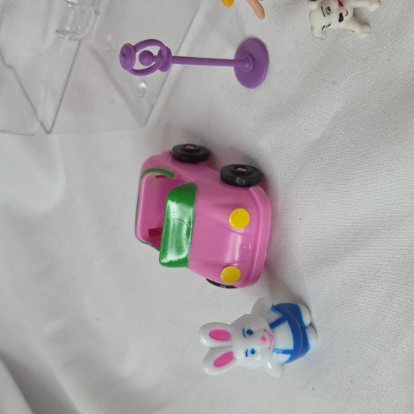 Mini Doll Vintage 90s playset Dalmatian Car Bunny carry case - Picture 4 of 7